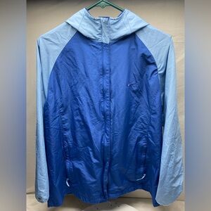Vintage Nike Sportswear Blue Windrunner Full-Zip Jacket With Hood Women's XL